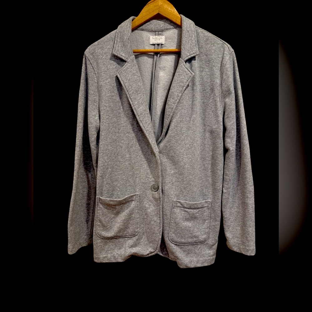 Z Supply Gray Jacket/Blazer